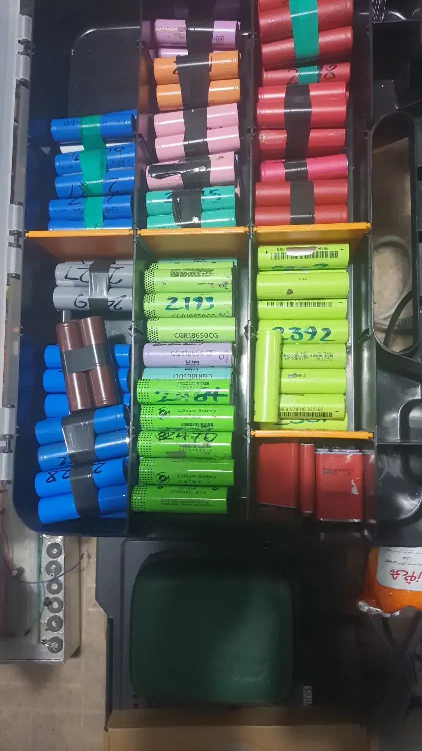 باطری لیتیوم ۳.۷ ولت۱۸۶۵۰ انواع برندها و ظرفیتها|دوربین عکاسی و فیلمبرداری|کرج, آق تپه|دیوار