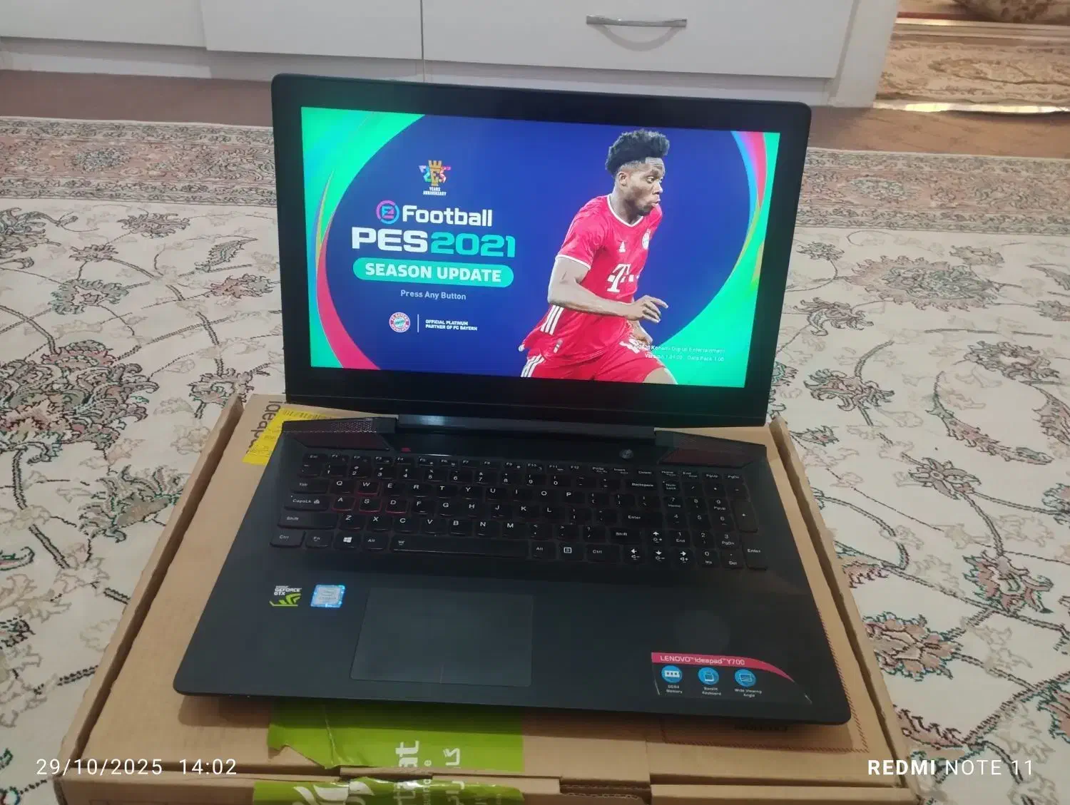 لپ تاپ طراحی و گیمینگ لنووy700|رایانه همراه|پاکدشت, حصار امیر|دیوار