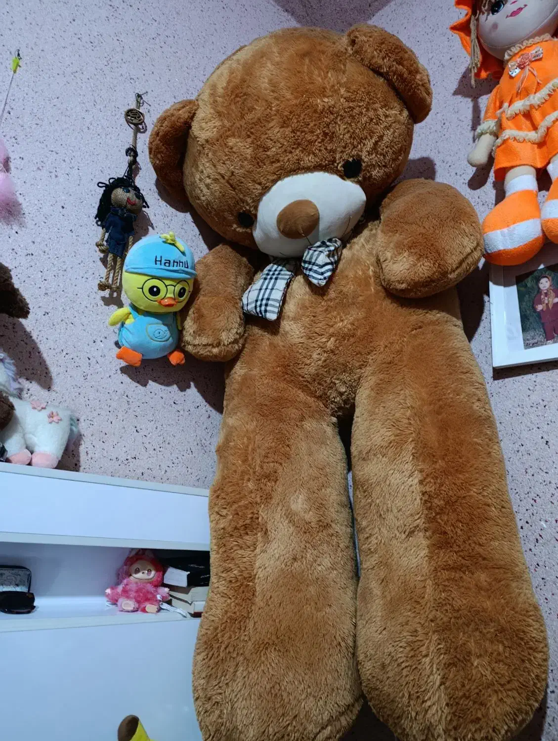 عروسک خرس سه متری|اسباب‌بازی بچه|رودبنه, |دیوار