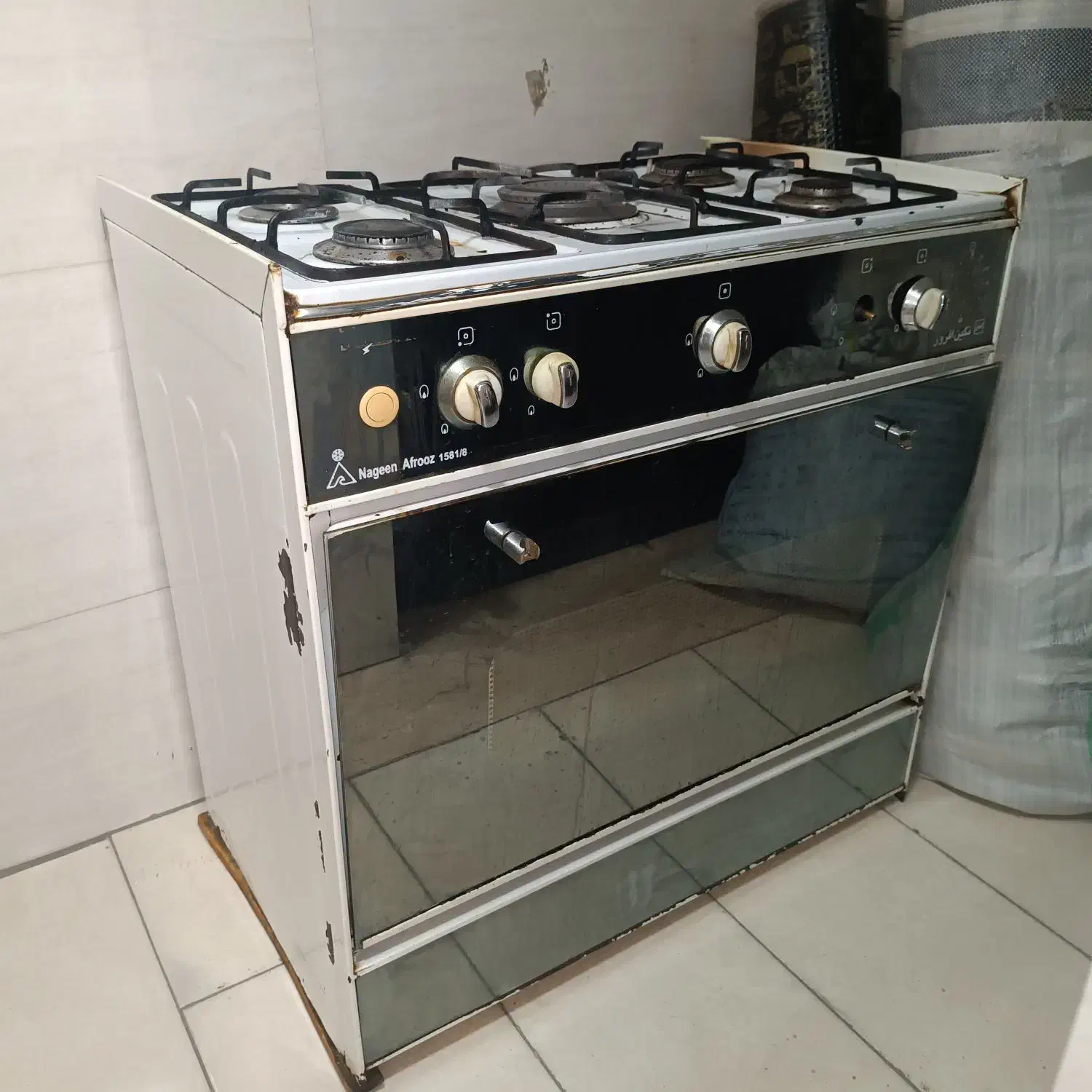 گاز 5شعله طرح فر|اجاق گاز و لوازم برقی پخت‌وپز|چهاردانگه (تهران), |دیوار