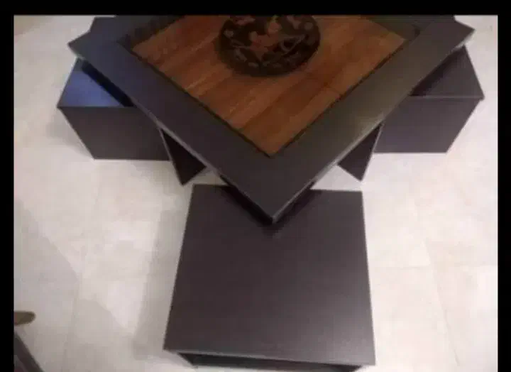 دو دست میز جلو مبلی و گل میز ام دی اف|مبلمان خانگی و میز عسلی|شیراز, شهرک فرزانگان|دیوار