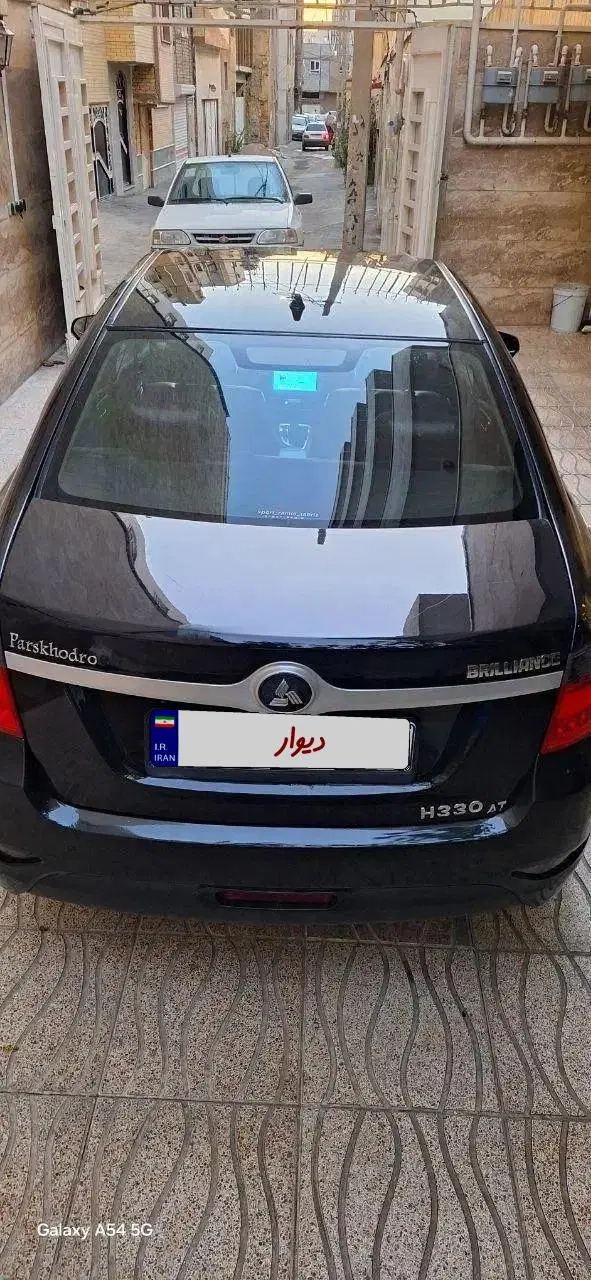 بریلیانس H330 اتوماتیک مدل ۹۶ مشکی لاستیک نو|خودرو سواری و وانت|تبریز, |دیوار