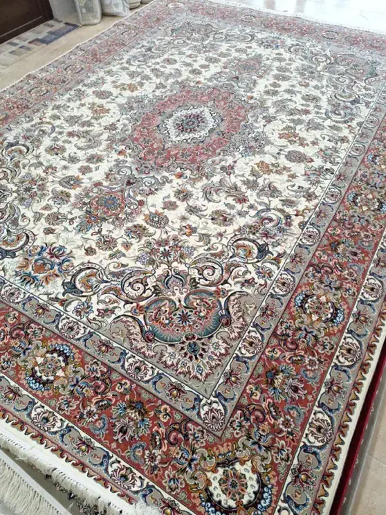 فرش تمام نخ موجودی انبار تخفیفی ارسال ازکاشان|فرش|رشت, پارک شهر|دیوار