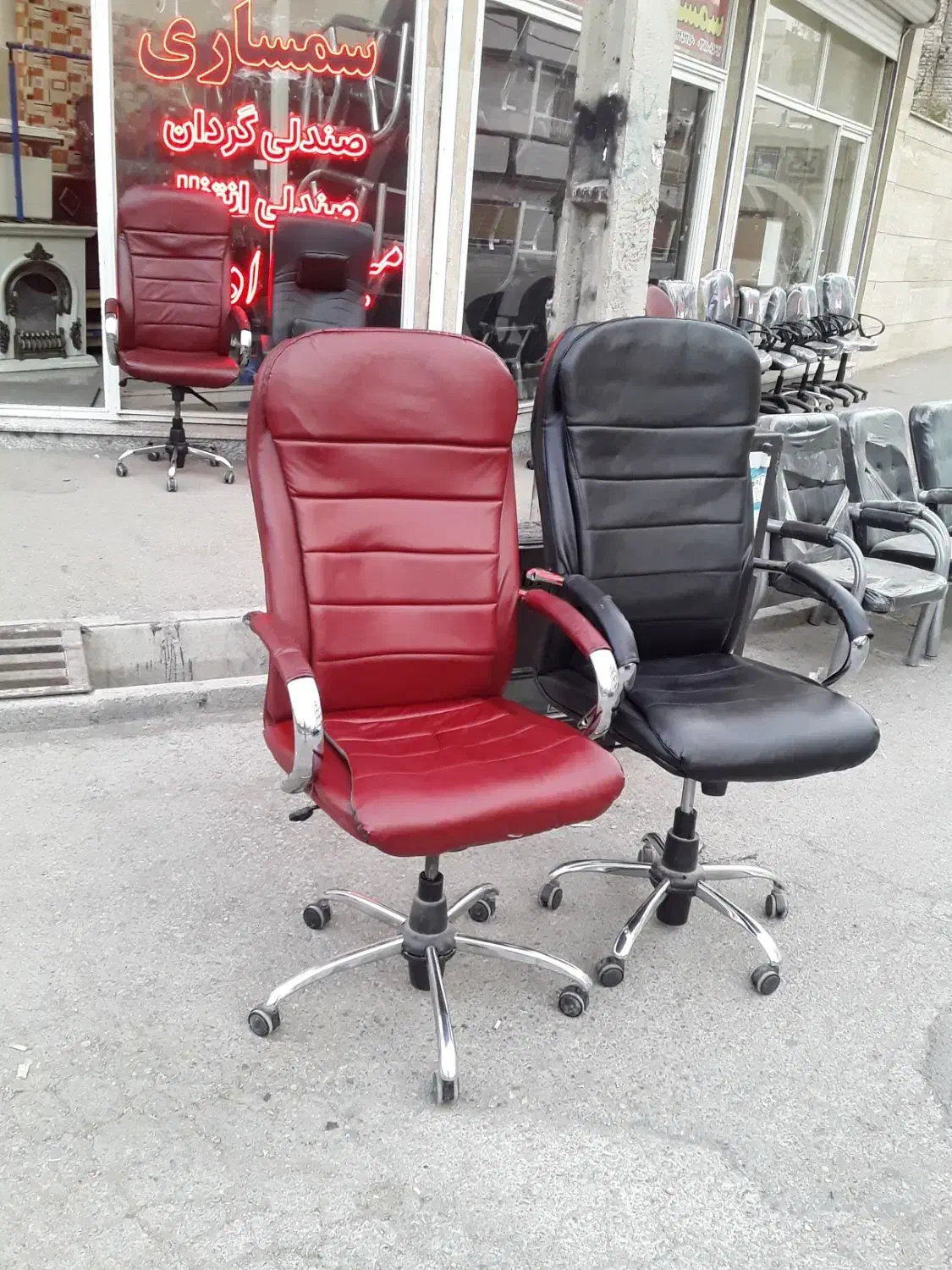 صندلی جکدار دو جکه ۴عدد|مبلمان اداری|اردبیل, |دیوار