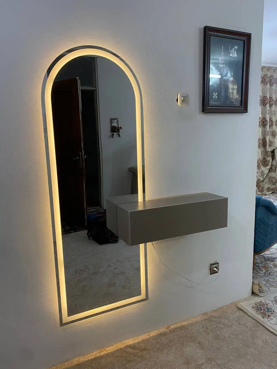 اینه بکلایت|آینه|مشهد, یاس|دیوار