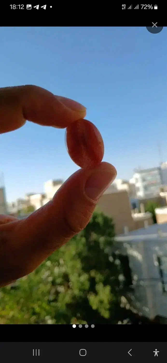 نگین عقیق سرخ شندار|جواهرات|مراغه, |دیوار