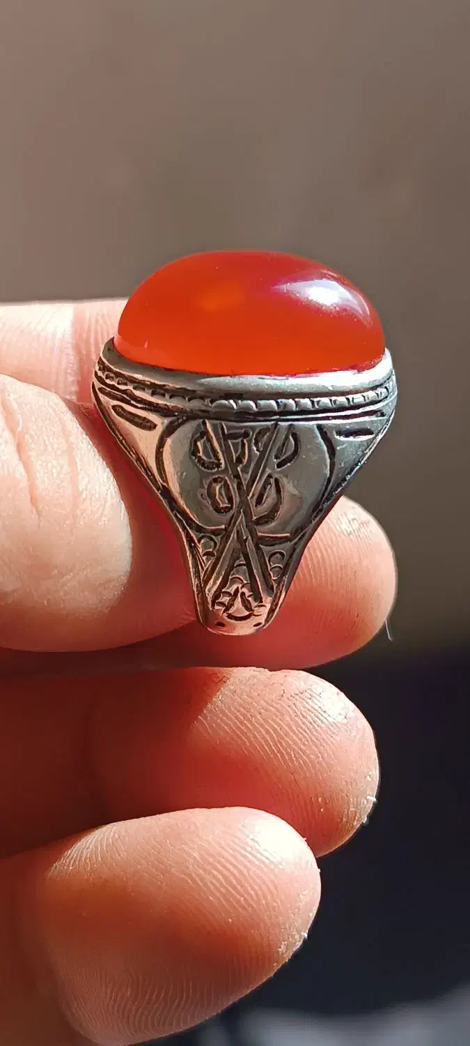 انگشتر عقیق کهنه سرخ|جواهرات|تهران, نعمتآباد|دیوار