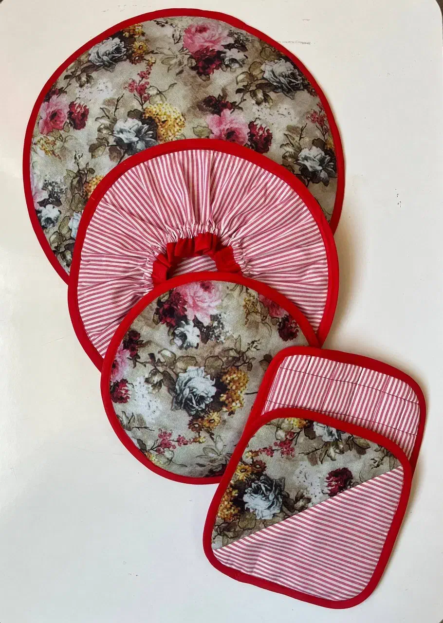 ست دمکنی 5تکه|سفره، حوله، دستمال آشپزخانه|اسلامشهر, شهرک واوان|دیوار