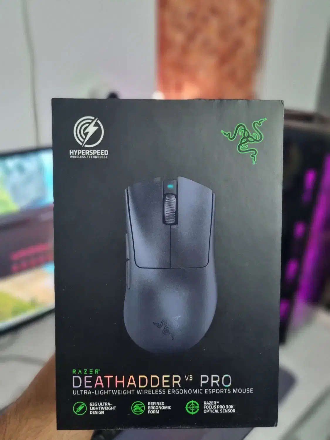 موس گیمینگ ریزر DEATHADDER V3 Pro|قطعات و لوازم جانبی رایانه|شیراز, معالیآباد|دیوار