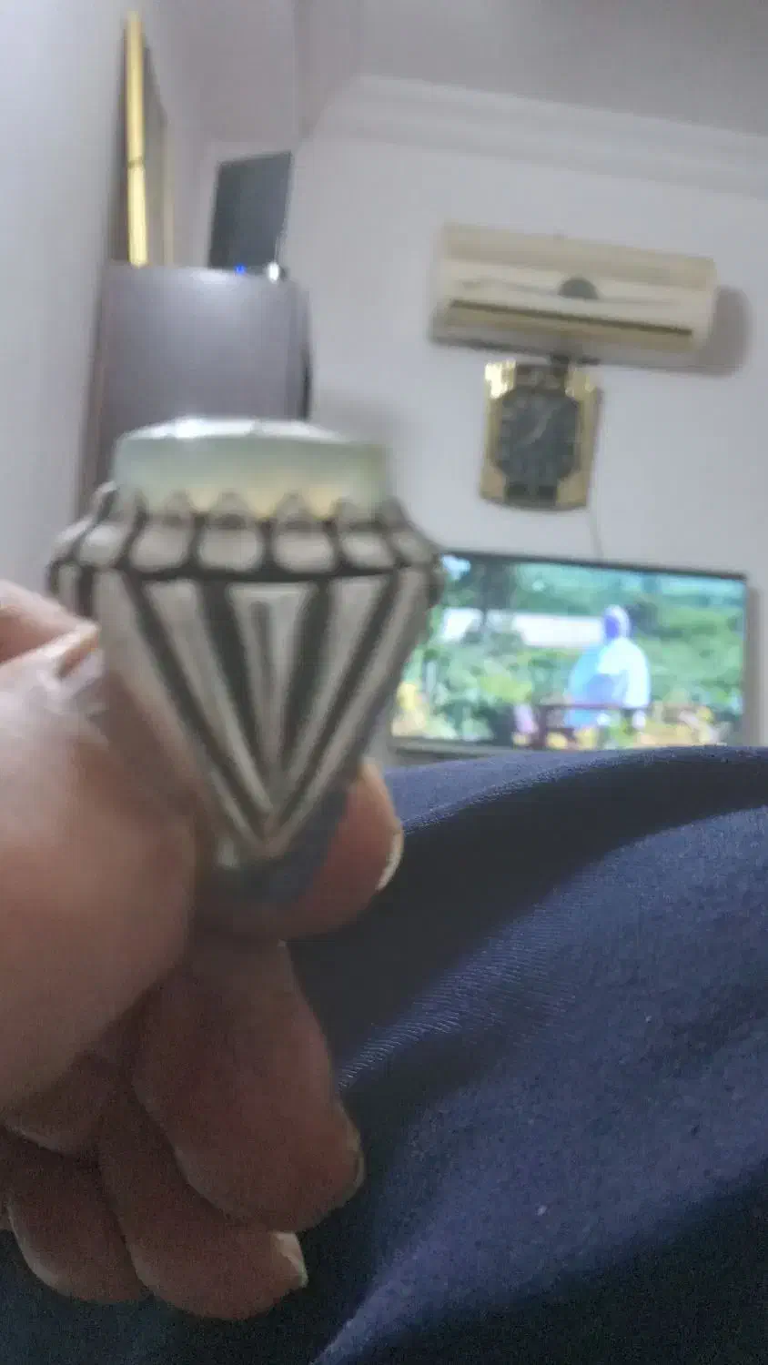 انگشتر عقیق کار دست کهنه سنک کبود|جواهرات|گرگان, |دیوار