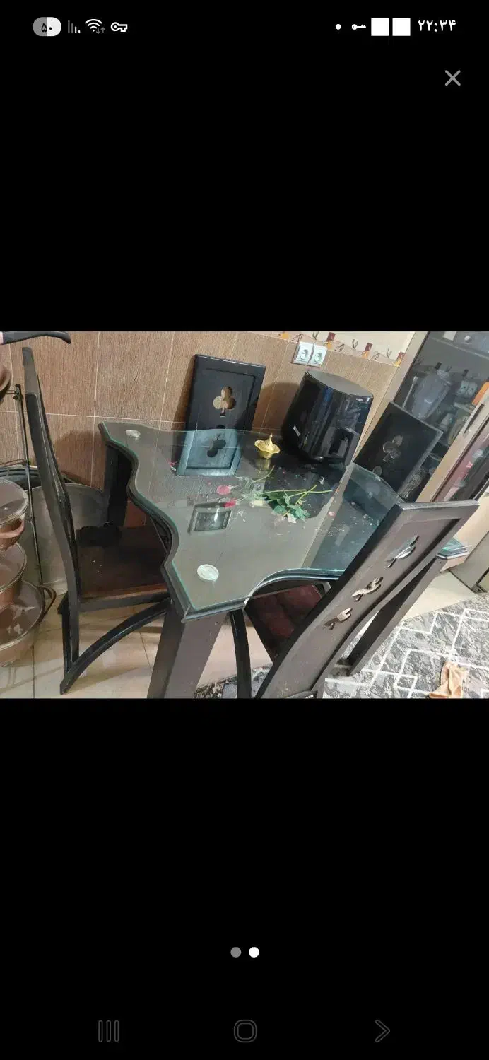 میز ناهارخوری ۴ نفره|میز و صندلی غذاخوری|پاکدشت, پاکدشت (مامازند)|دیوار