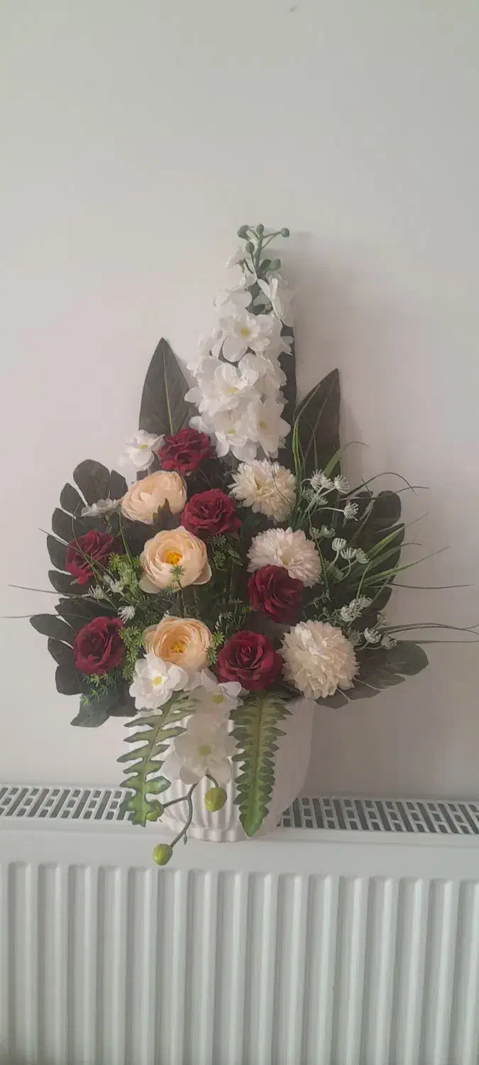 گلدان مصنوعی|صنایع دستی و سایر لوازم تزئینی|مبارکه, |دیوار