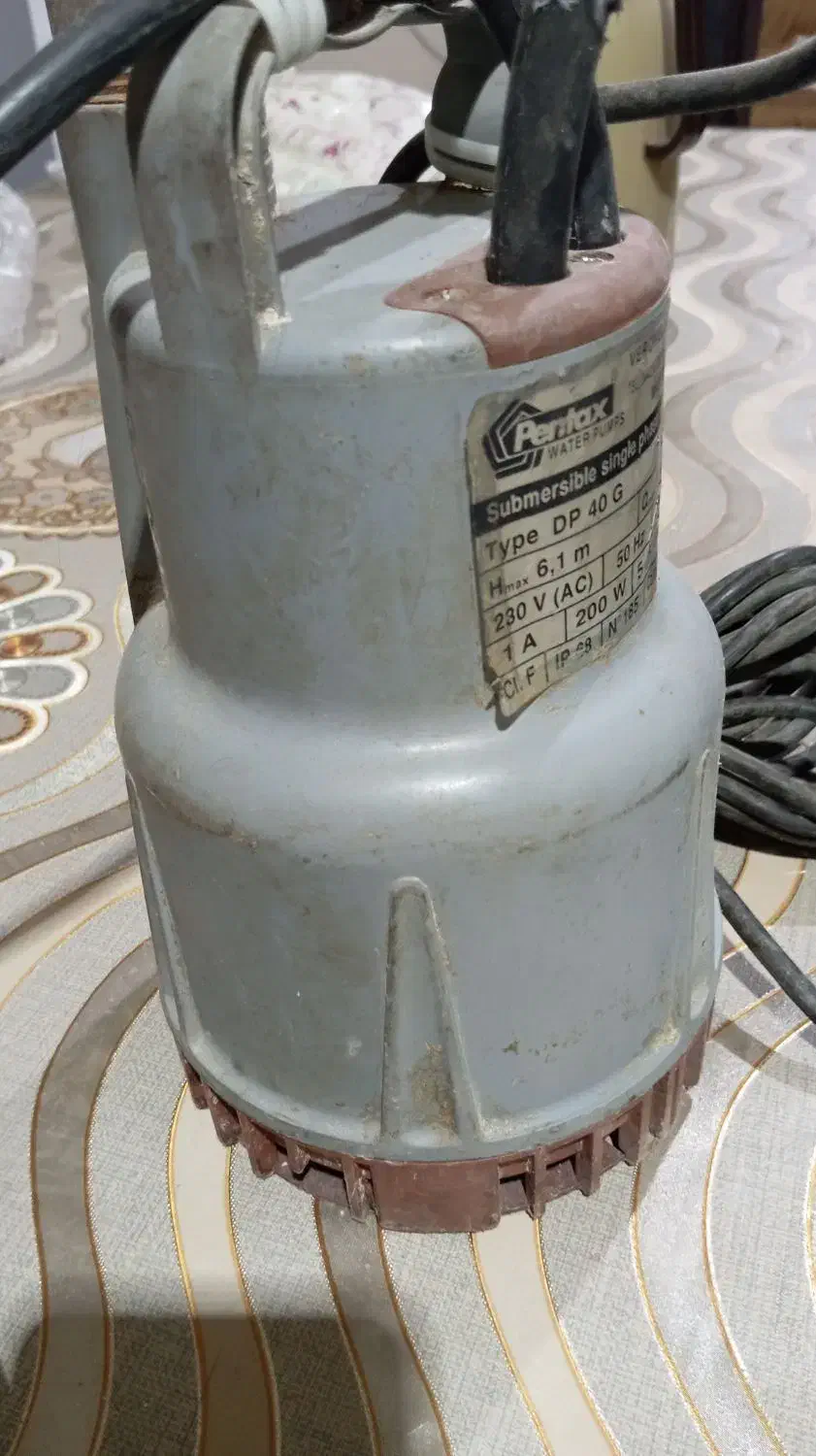 پمپ کف کش یک اینچ ایتالیایی اصل|مصالح و تجهیزات ساختمان|اهواز, کوی سعدی|دیوار