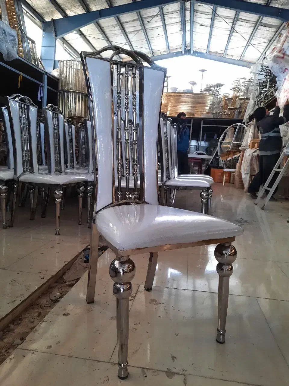 صندلی تالاری فلزی دوطرف چرم/تالاروخانه عقد|عمدهفروشی|ورامین, ورامین|دیوار