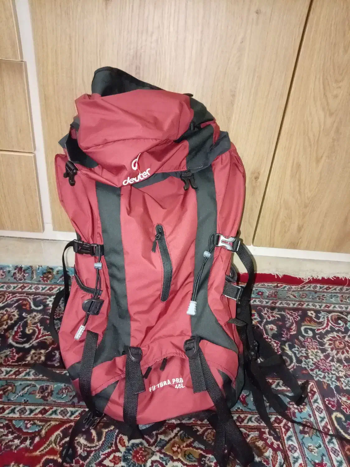 کوله پشتی ضد آب اصلی 45 لیتری با کاور|کوهنوردی و کمپینگ|نجف‌آباد, جعفرآباد|دیوار