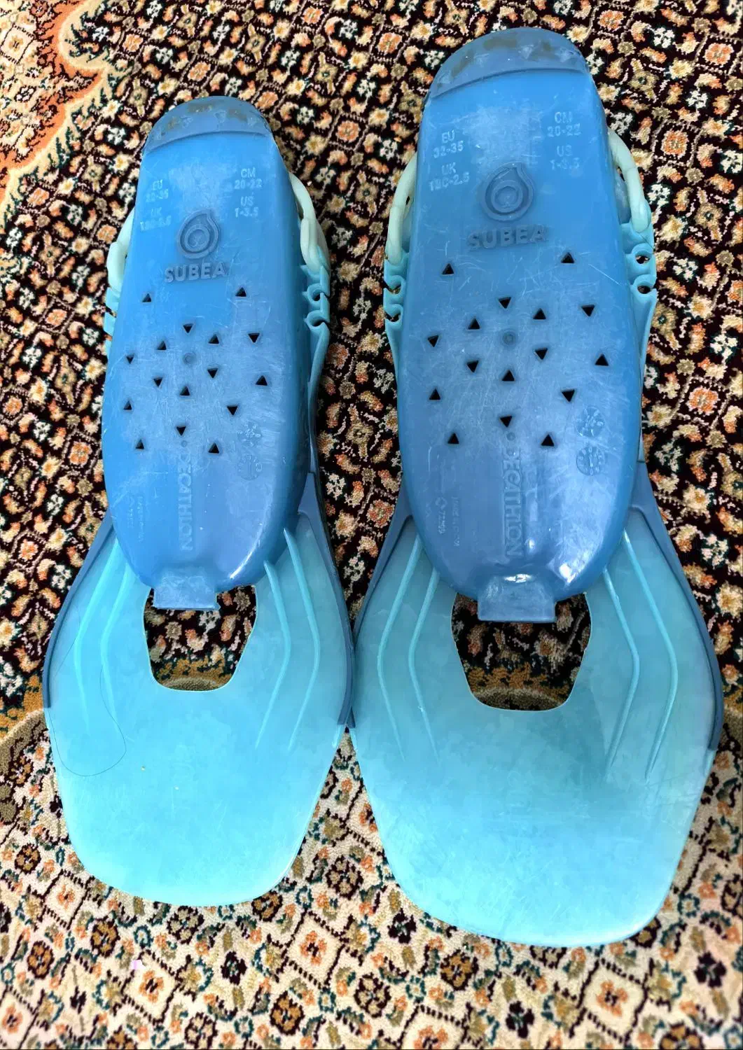 پای فین سوبیا سایز (۳۲-۳۵) کاملا سالم|غواصی و ورزشهای آبی|زنجان, |دیوار