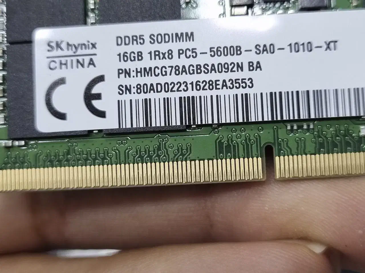 رم 16 گیگ DDR5 لپتاپ فرکانس 5600|قطعات و لوازم جانبی رایانه|بندر گناوه, |دیوار