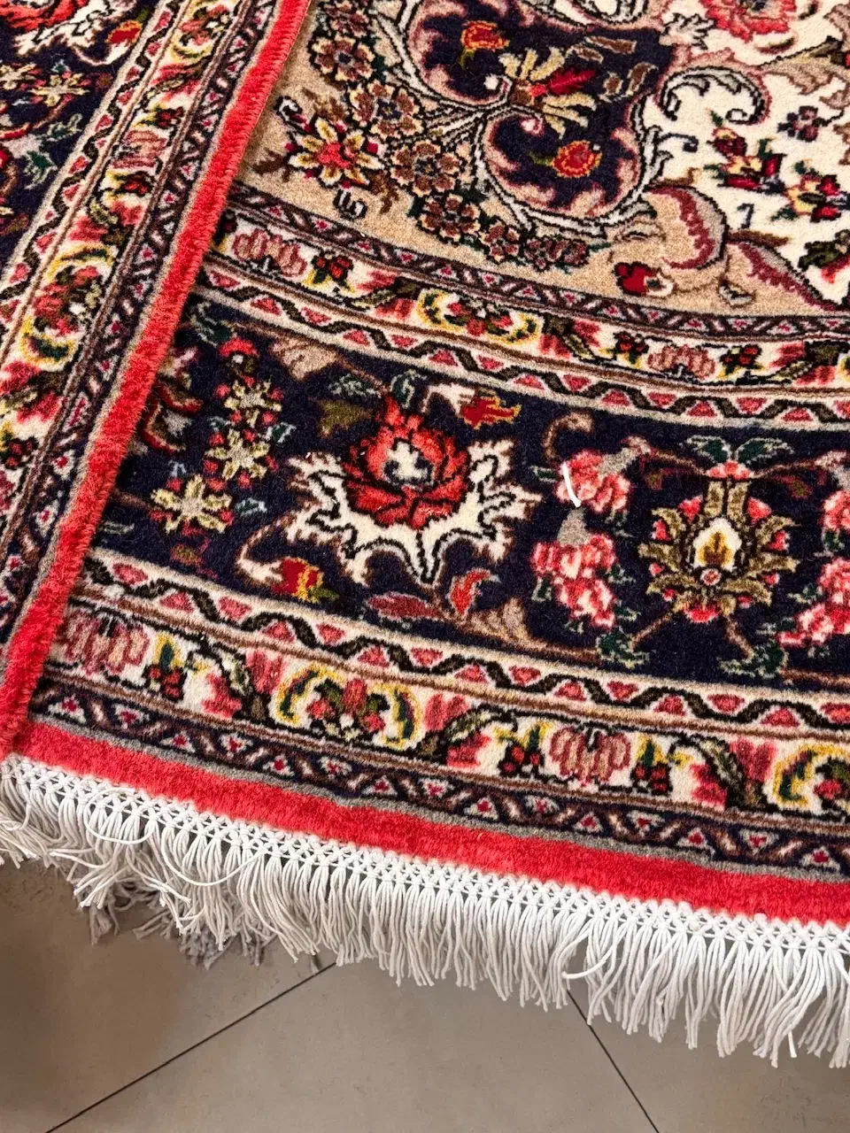 جفت ۶متری دستبافت تبریز رنگ پیازی ریزباف|فرش|تهران, جهاد|دیوار