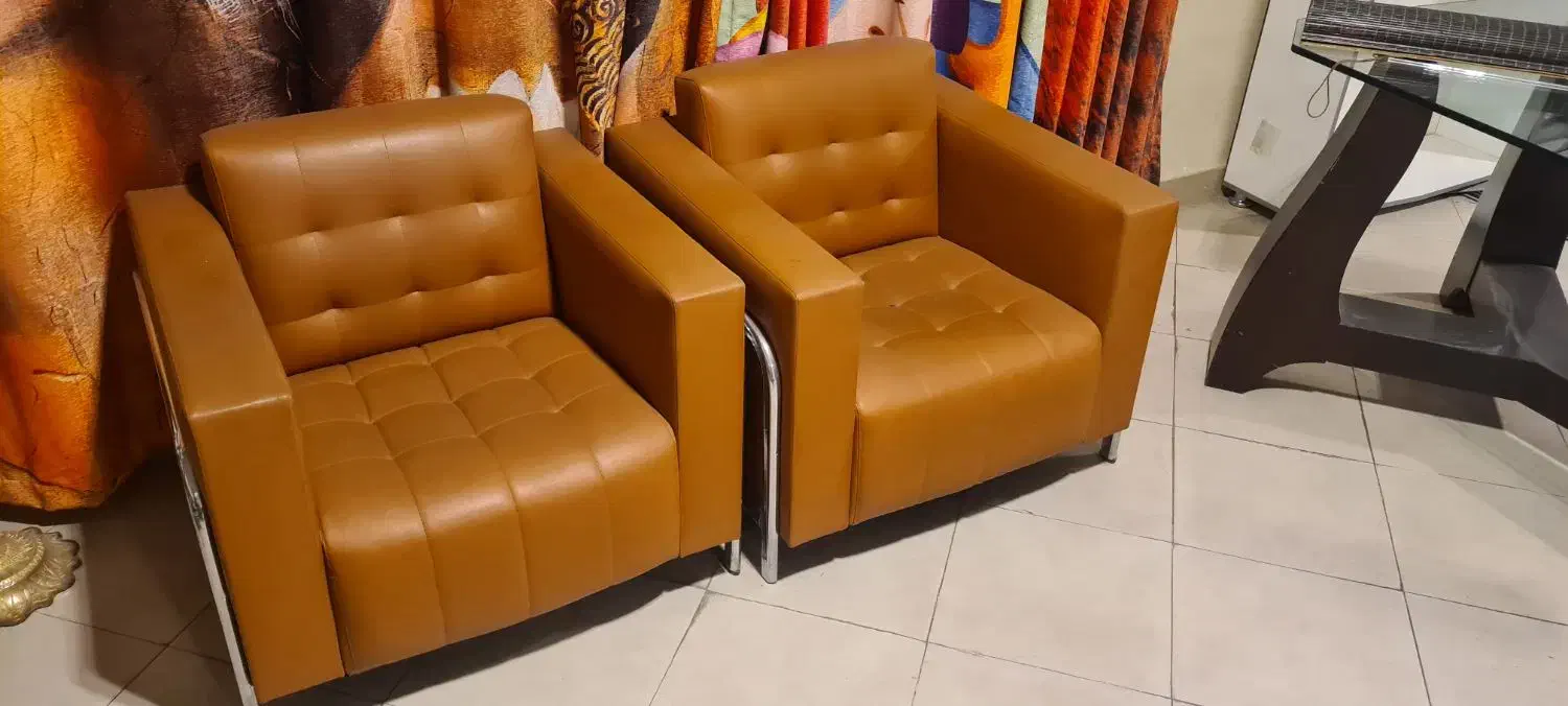 مبل تک نفره چرمی اداری و مسکونی|مبلمان اداری|تهران, مولوی|دیوار