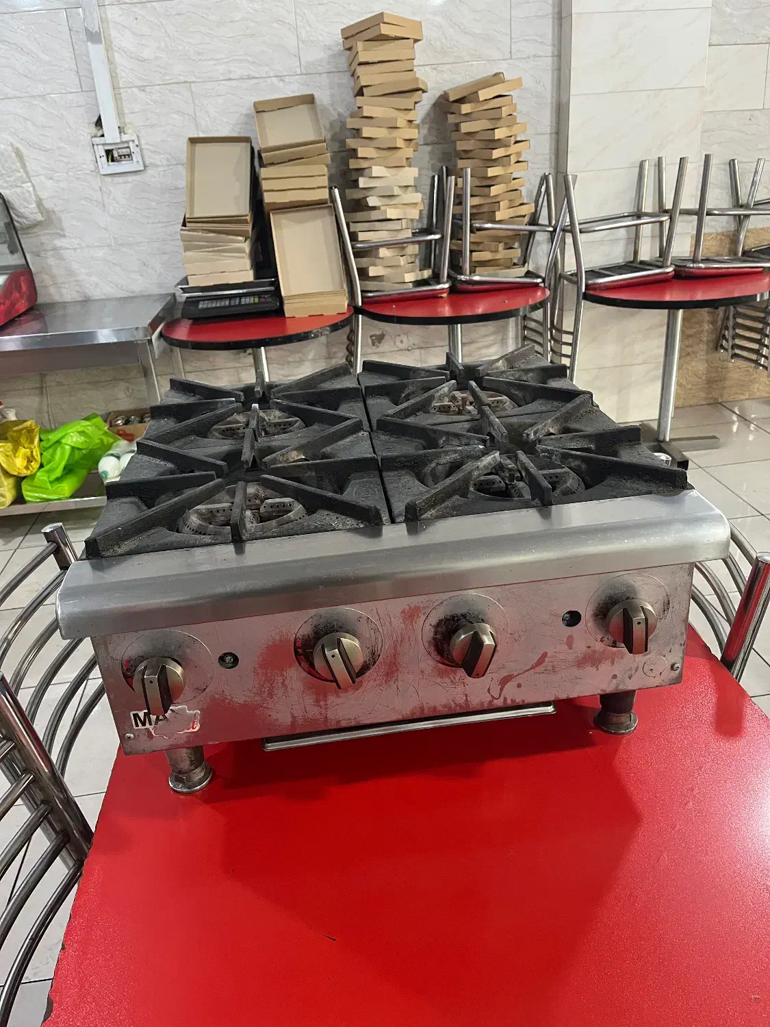 گاز ۴شعله صنعتی مکس|کافی‌شاپ و رستوران|تهران, علم و صنعت|دیوار