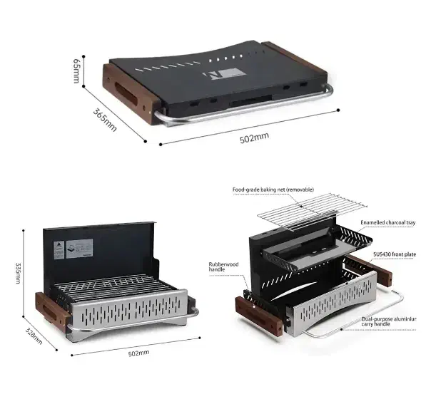 باربیکیو منقل تاشو نیچرهایک|اجاق گاز و لوازم برقی پخت‌وپز|شیراز, زرهی|دیوار