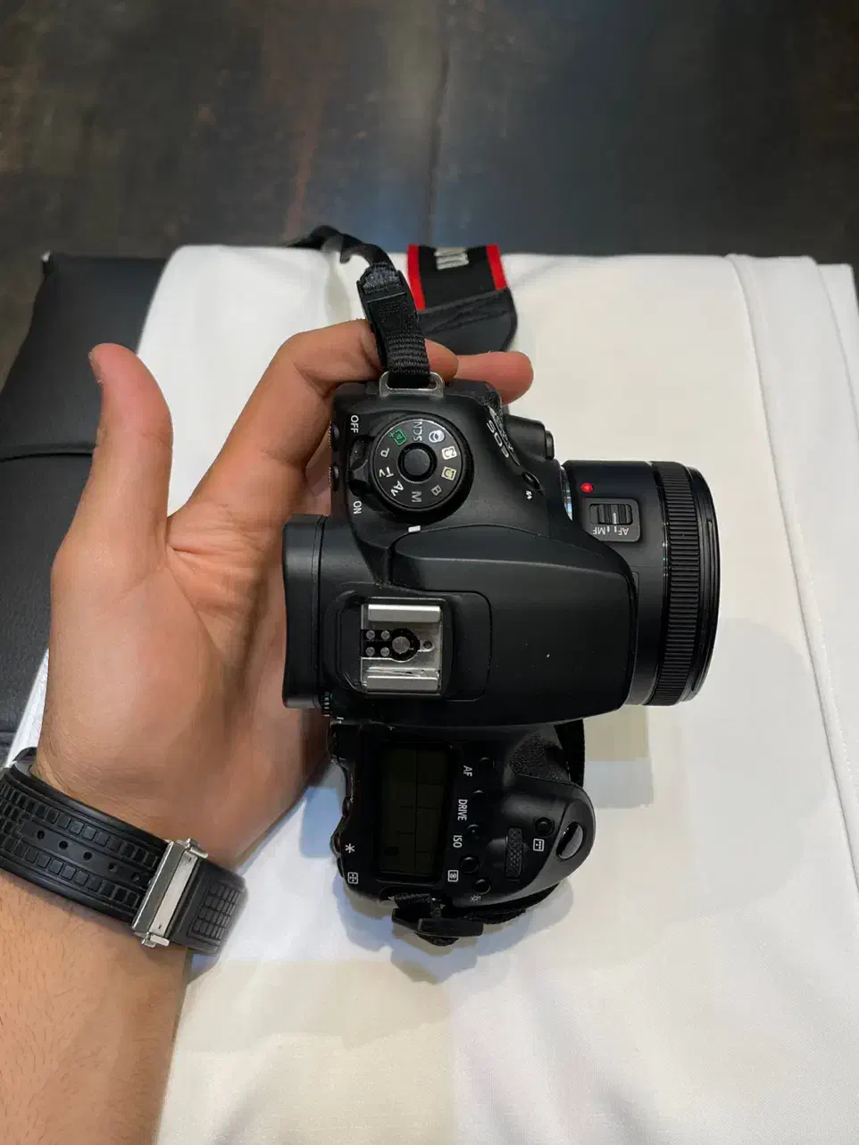 دوربین cannon 90Dبه همراه لنز 50mm|دوربین عکاسی و فیلمبرداری|قزوین, |دیوار