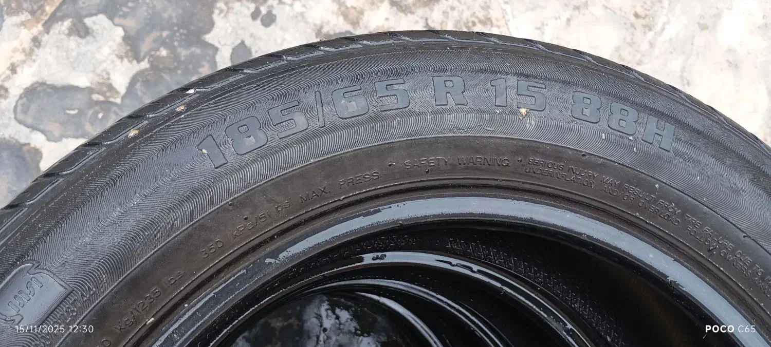 لاستیک185/65/15کویرتایر|قطعات یدکی و لوازم جانبی|قم, باغ اشرافی|دیوار