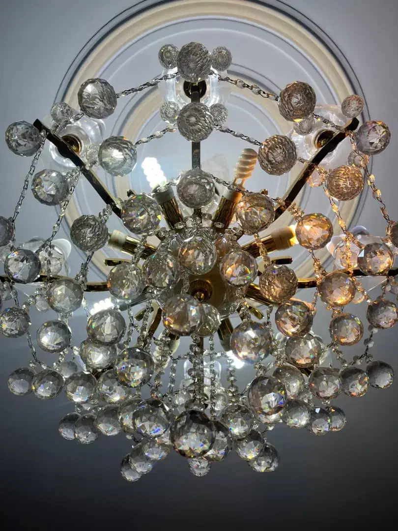 لوستر کریستالی|لوستر و چراغ آویز|تبریز, |دیوار