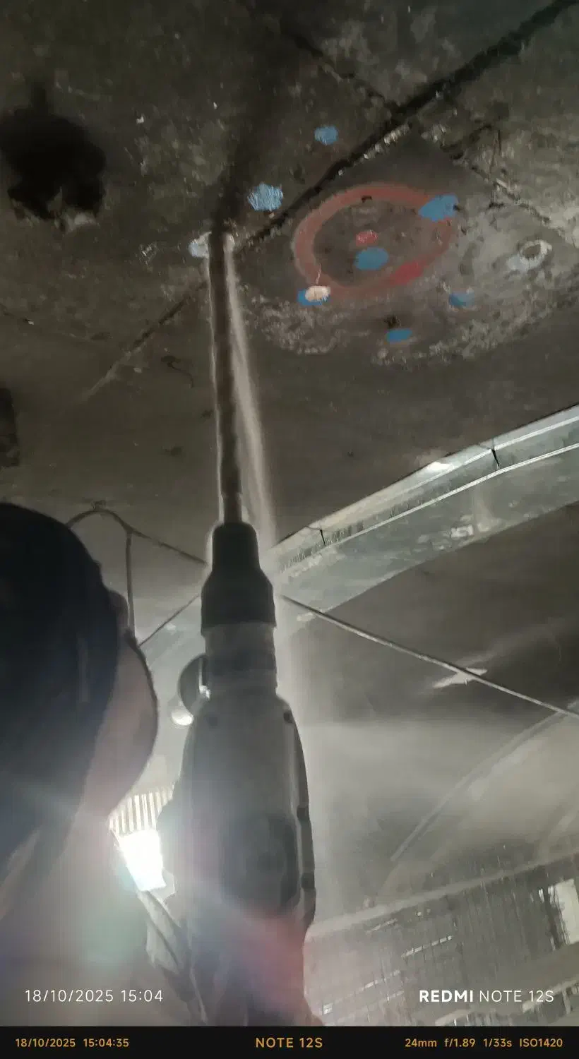 کاشت تخصصی میلگرد بولت وکرگیری بتن|خدمات پیشه و مهارت|مشهد, آیت الله کاشانی|دیوار