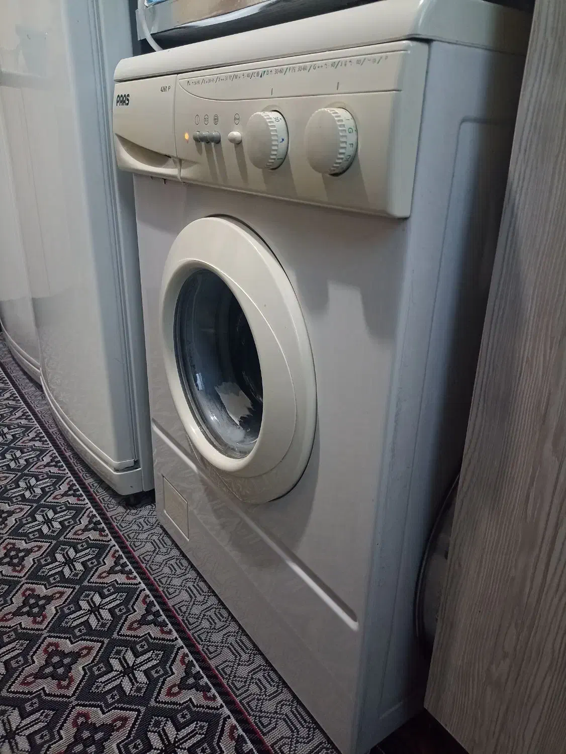 لباسشویی پارس ۵ کیلویی مدل 4260p،سالم و تمیز|ماشین لباسشویی و خشک‌کن لباس|مراغه, |دیوار