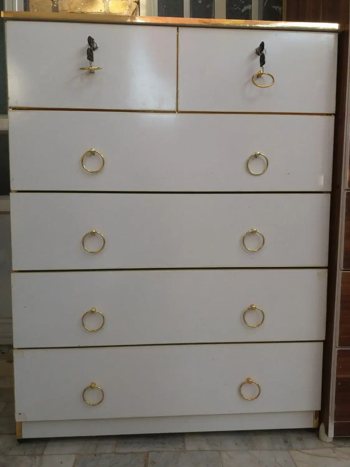 دراور و کمد لباس ام دی اف (نو )عرض ۹۰ عمق۶۰|جاکفشی، کمد، دراور|میبد, |دیوار