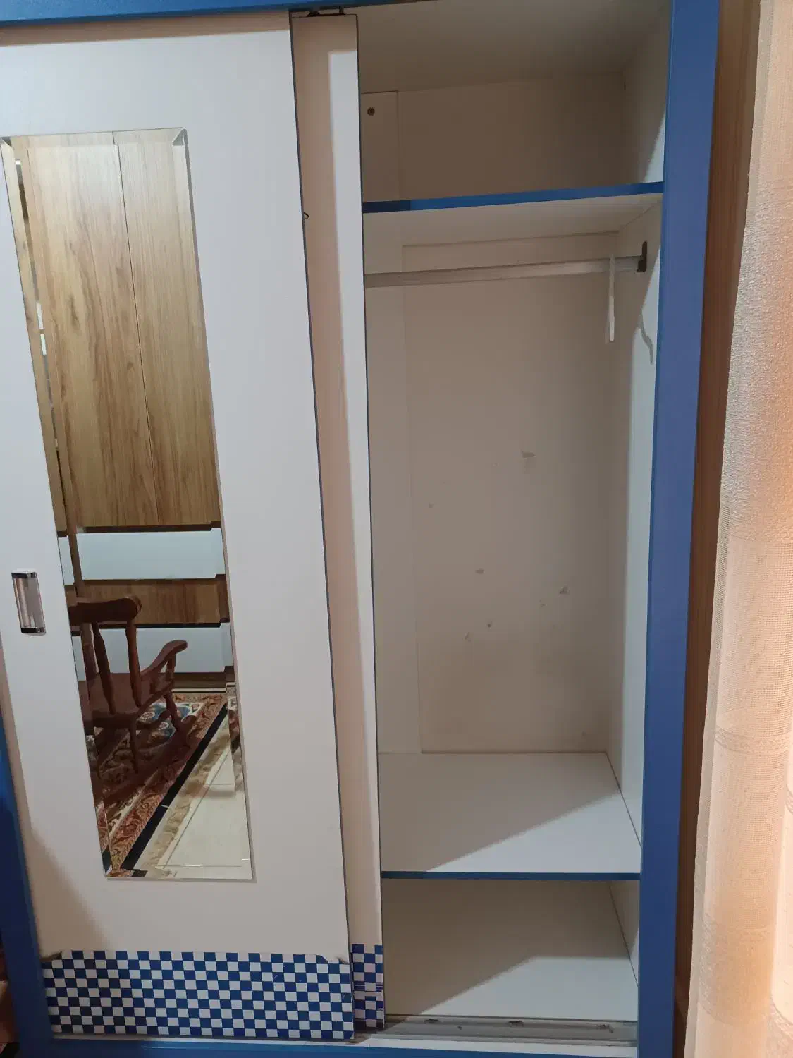 کمد لباس و ویترین و‌کتابخانه|جاکفشی، کمد، دراور|محمدیه-قزوین, |دیوار