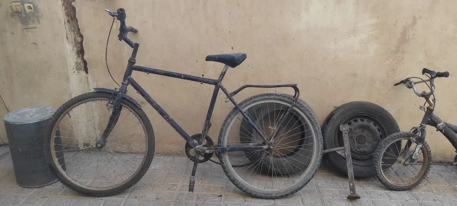 دوچرخه و لاستیک و جک|دوچرخه، اسکیت، اسکوتر|مشهد, طبرسی شمالی|دیوار