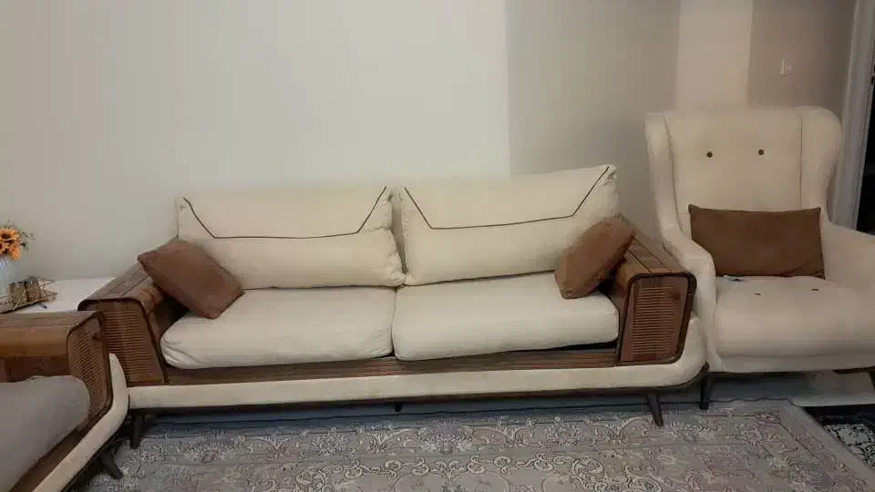 مبل چوب راش گرجستان( راحتی و کلاسیک). تلفیق هر دو|مبلمان خانگی و میز عسلی|تهران, جوادیه تهرانپارس|دیوار