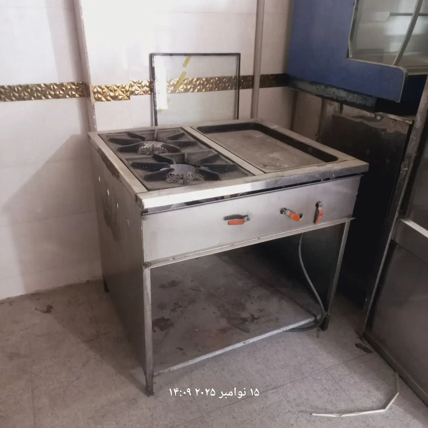 گریل روغنی اجاق دوشعله فر پیتزا درحد نو|کافیشاپ و رستوران|نسیمشهر, |دیوار