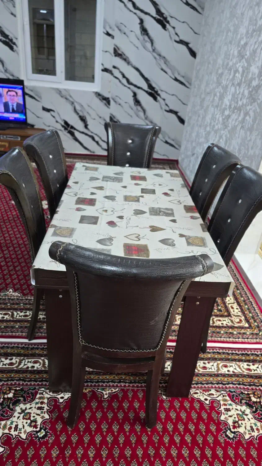 میز نهار خوری ۶ نفره|میز و صندلی غذاخوری|دورود, |دیوار