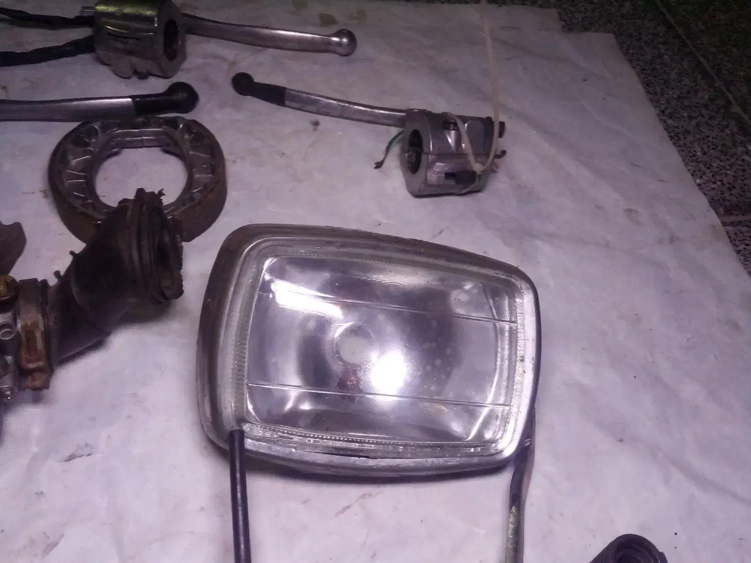 قطعات موتور سیکلت هوندا استوک  سالم|قطعات یدکی و لوازم جانبی|ساری, |دیوار