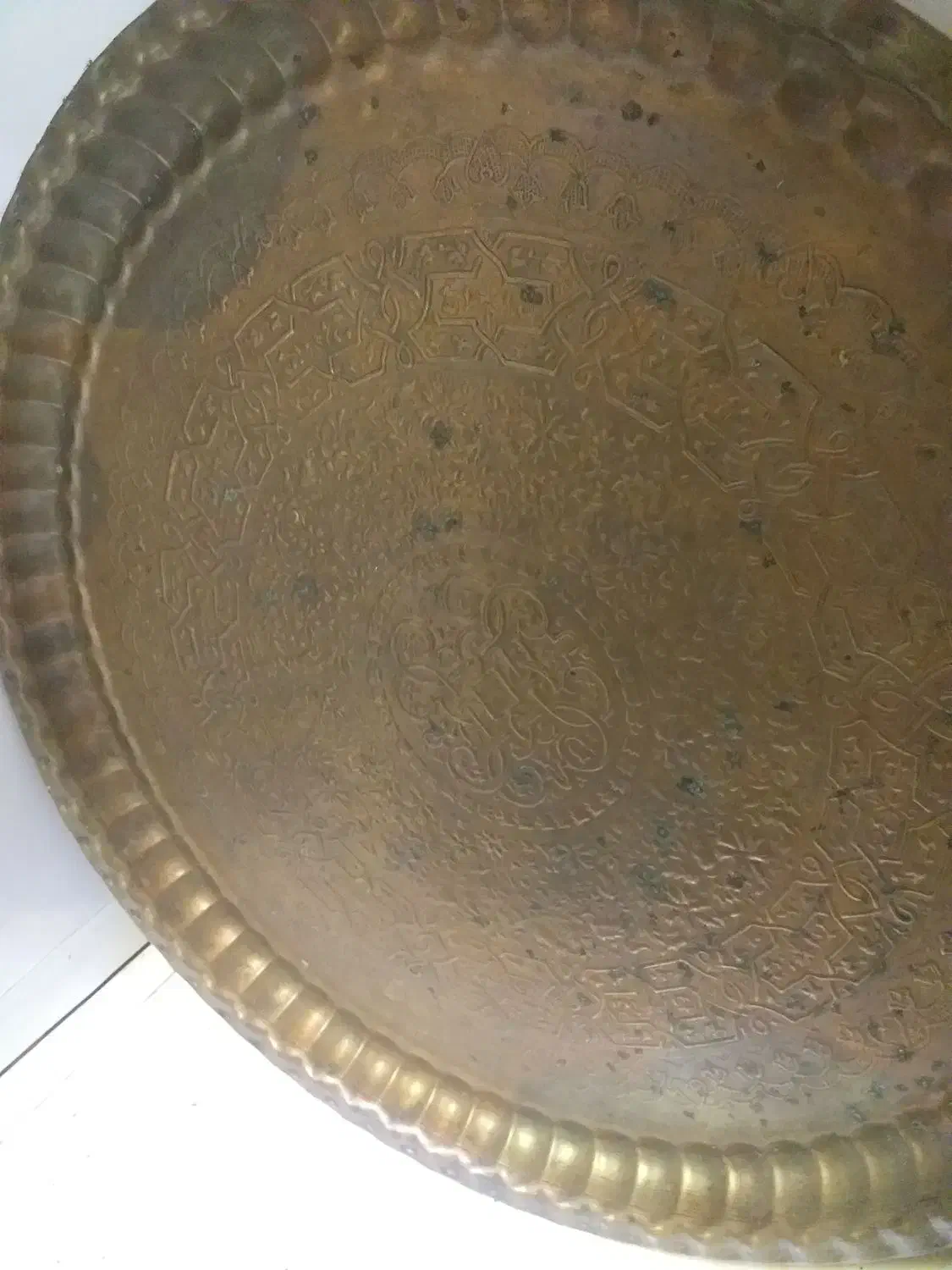 سینی مسی|کلکسیون اشیاء عتیقه|رشت, کاکتوس|دیوار