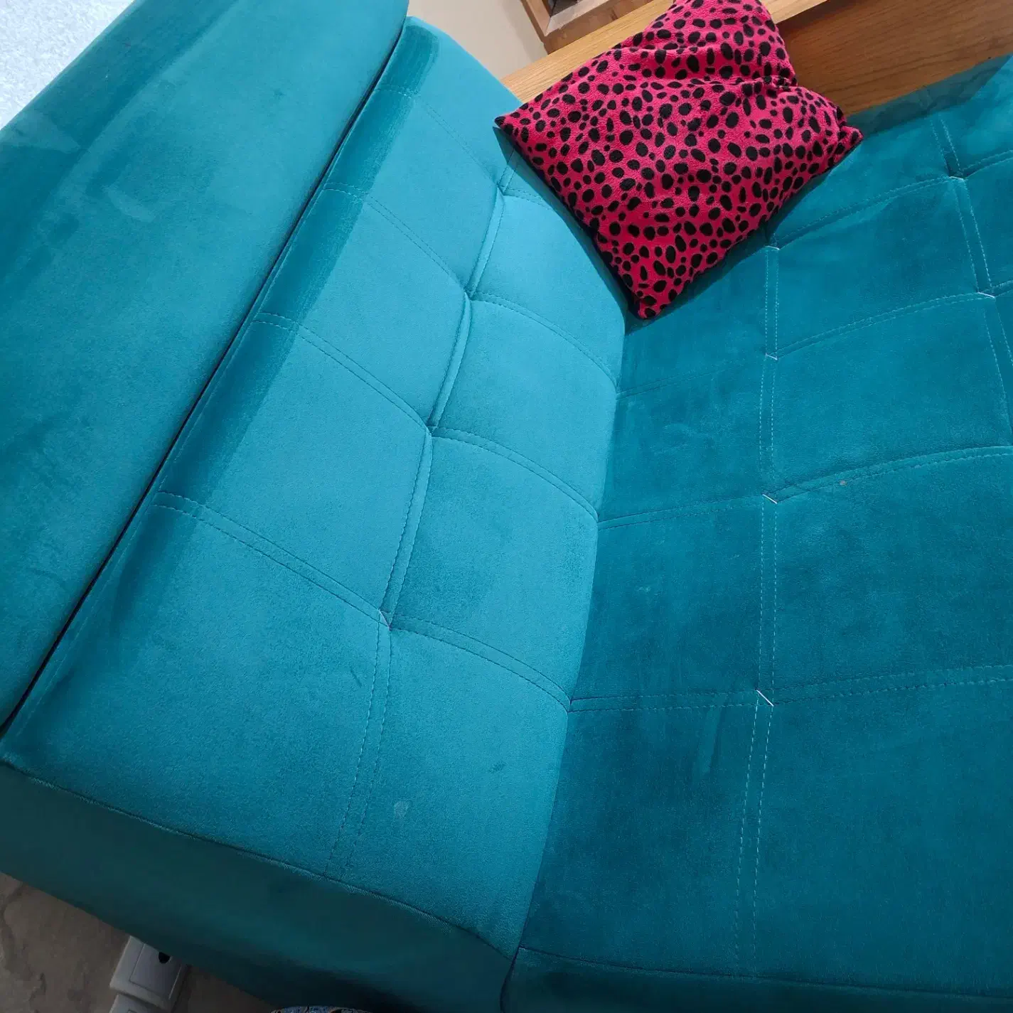 مبل ۷ نفره سبز ابی|مبلمان خانگی و میز عسلی|کرج, گلشهر|دیوار