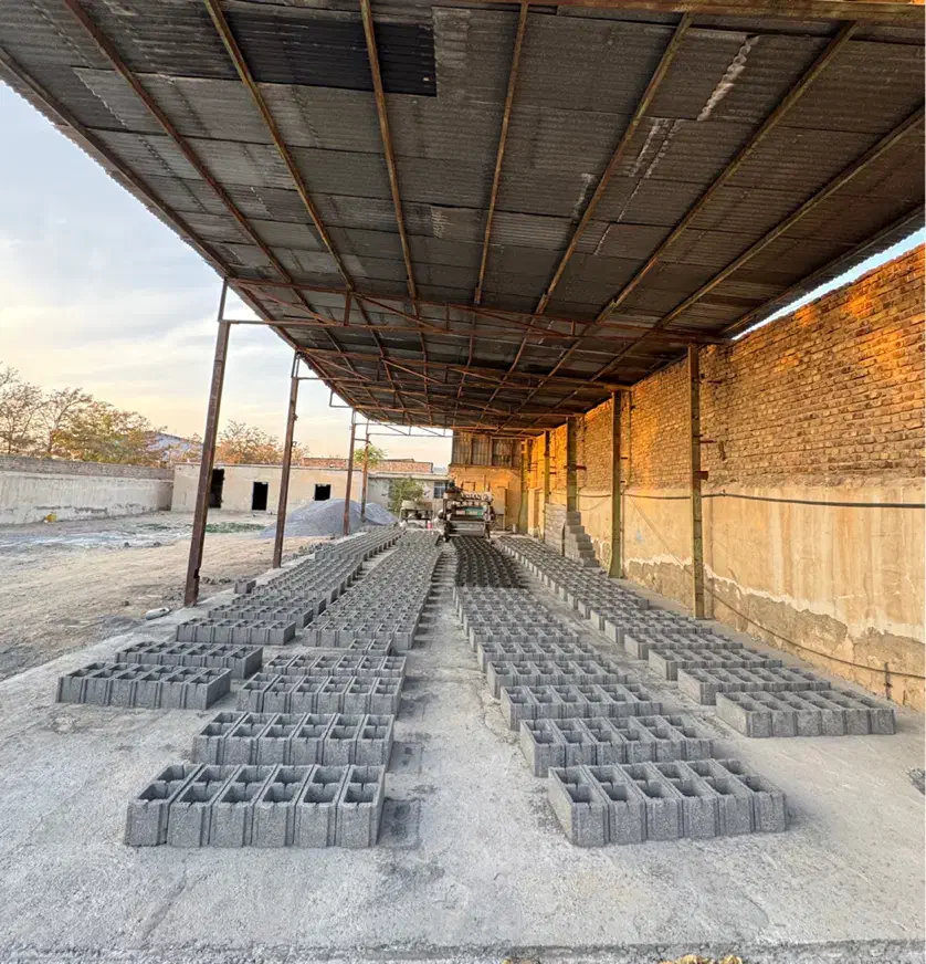 بلوک  ۲۰*۴۰ استاندارد تولید شده با دستگاه اتوماتیک|مصالح و تجهیزات ساختمان|اراک, |دیوار