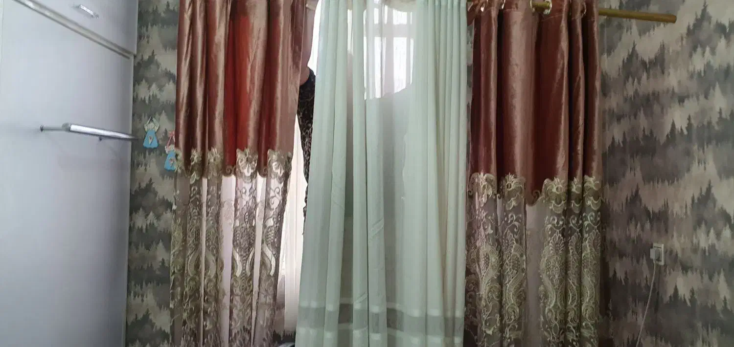 پرده مناسب اتاق پذیرایی|پرده، رانر، رومیزی|تهران, خانی آباد نو شمالی|دیوار