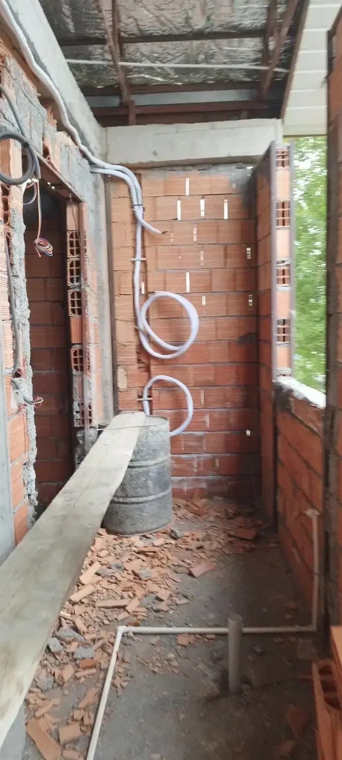 لوله کشی کولر اسپلیت تو کار و روکار|خدمات پیشه و مهارت|هچیرود, |دیوار