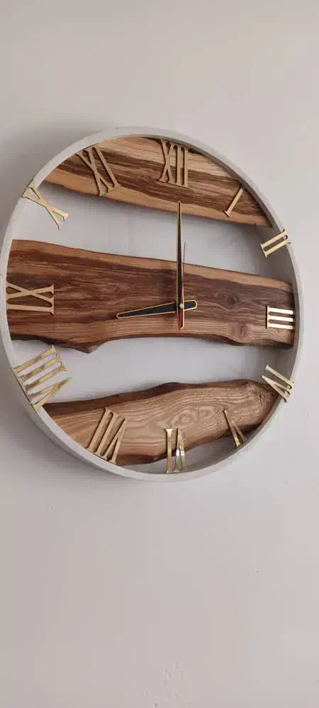 ساعت دیواری روستیک دست ساز|ساعت دیواری و تزئینی|نجف‌آباد, صالح آباد|دیوار