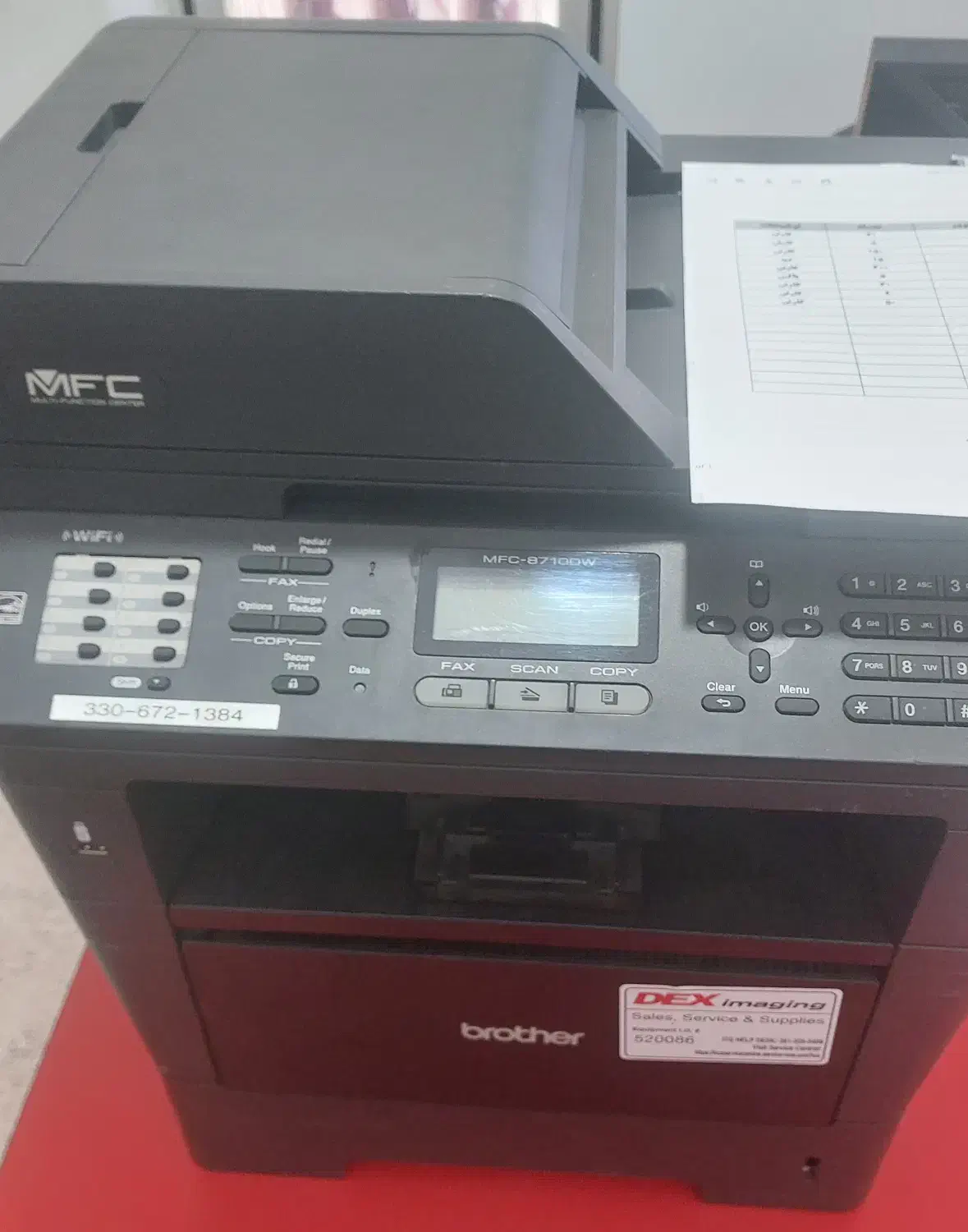 پرینتر اسنکر کپی فکس (چهار کاره برادر) ۸۷۱۰dw|پرینتر، اسکنر، کپی، فکس|گنبد کاووس, |دیوار