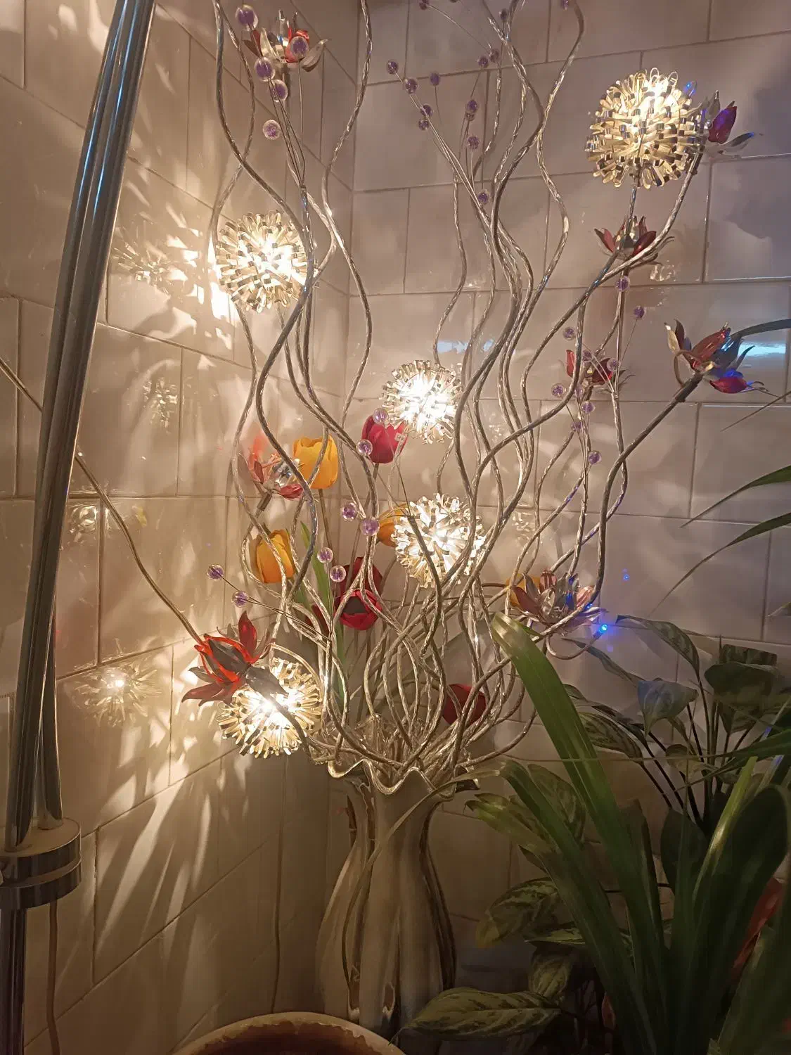 آباژور شکل گل|چراغ خواب و آباژور|خرمآباد, |دیوار