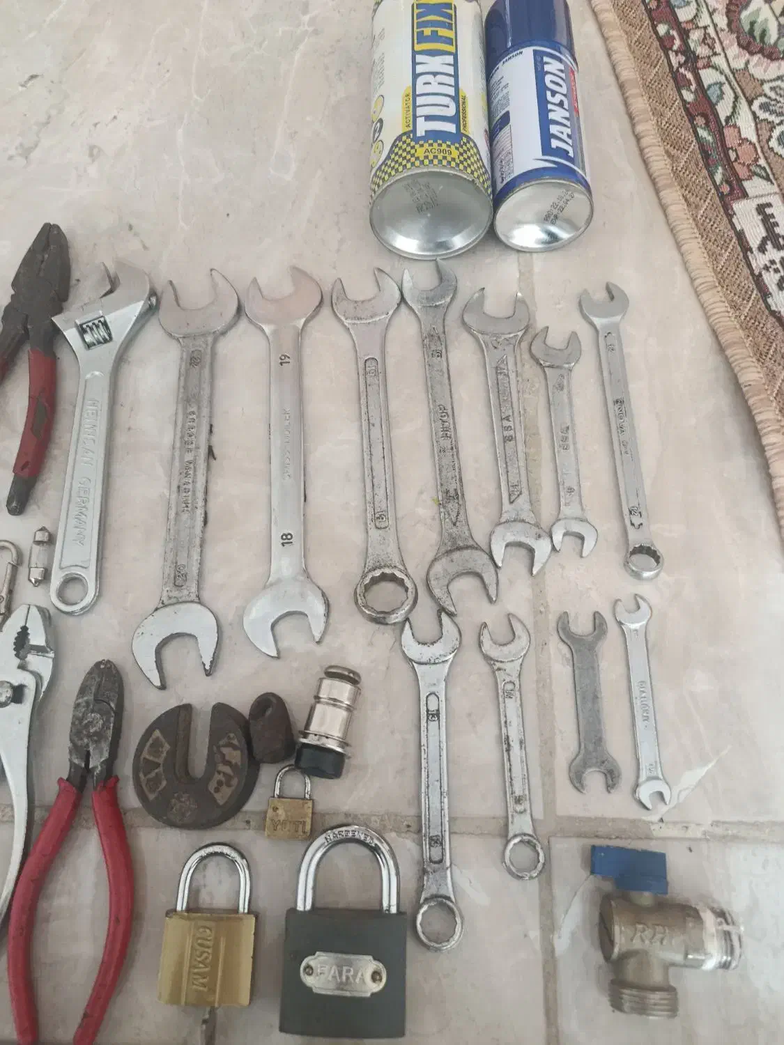 تعدادی آچار اصلی|ابزارآلات|کرمانشاه, |دیوار