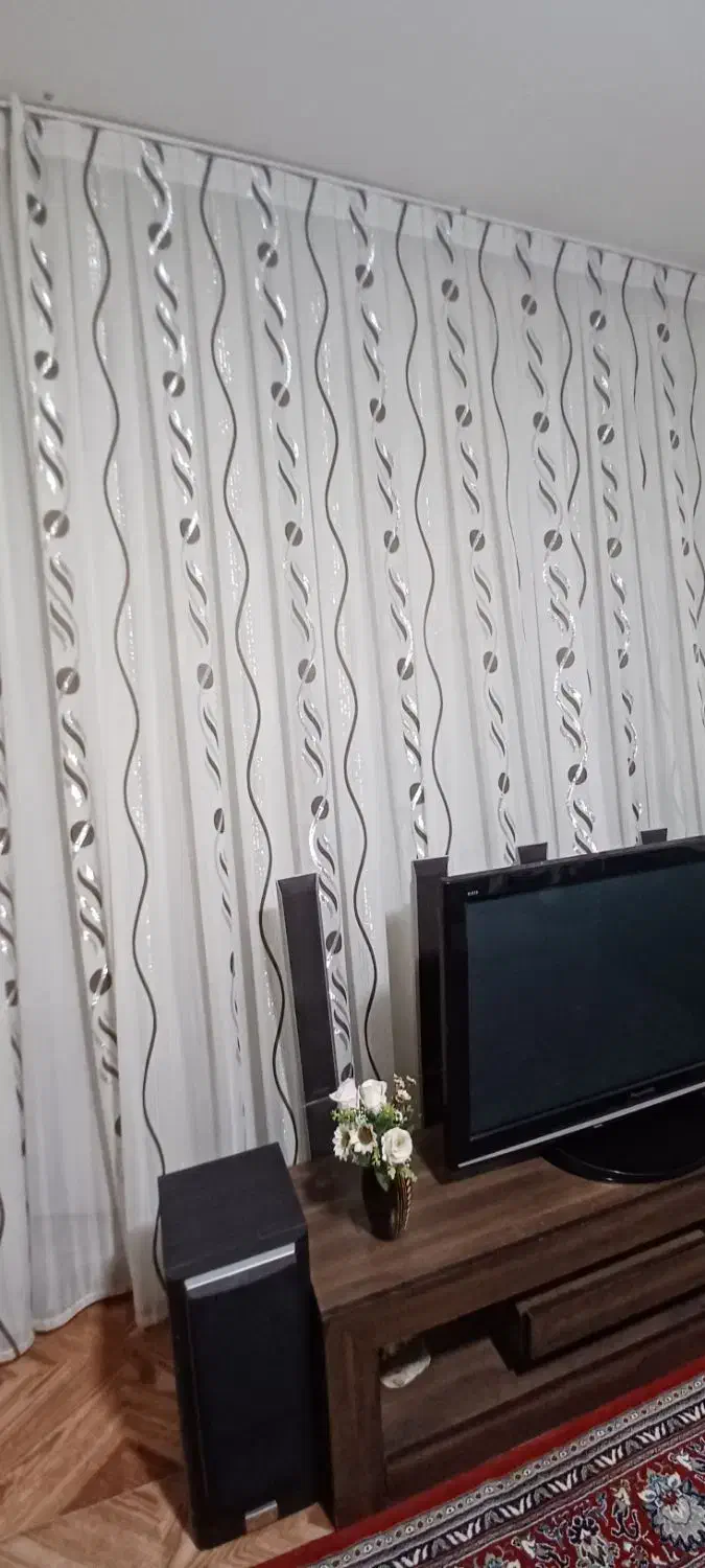 پرده حریر با آستری|پرده، رانر، رومیزی|مرودشت, ثبت احوال|دیوار