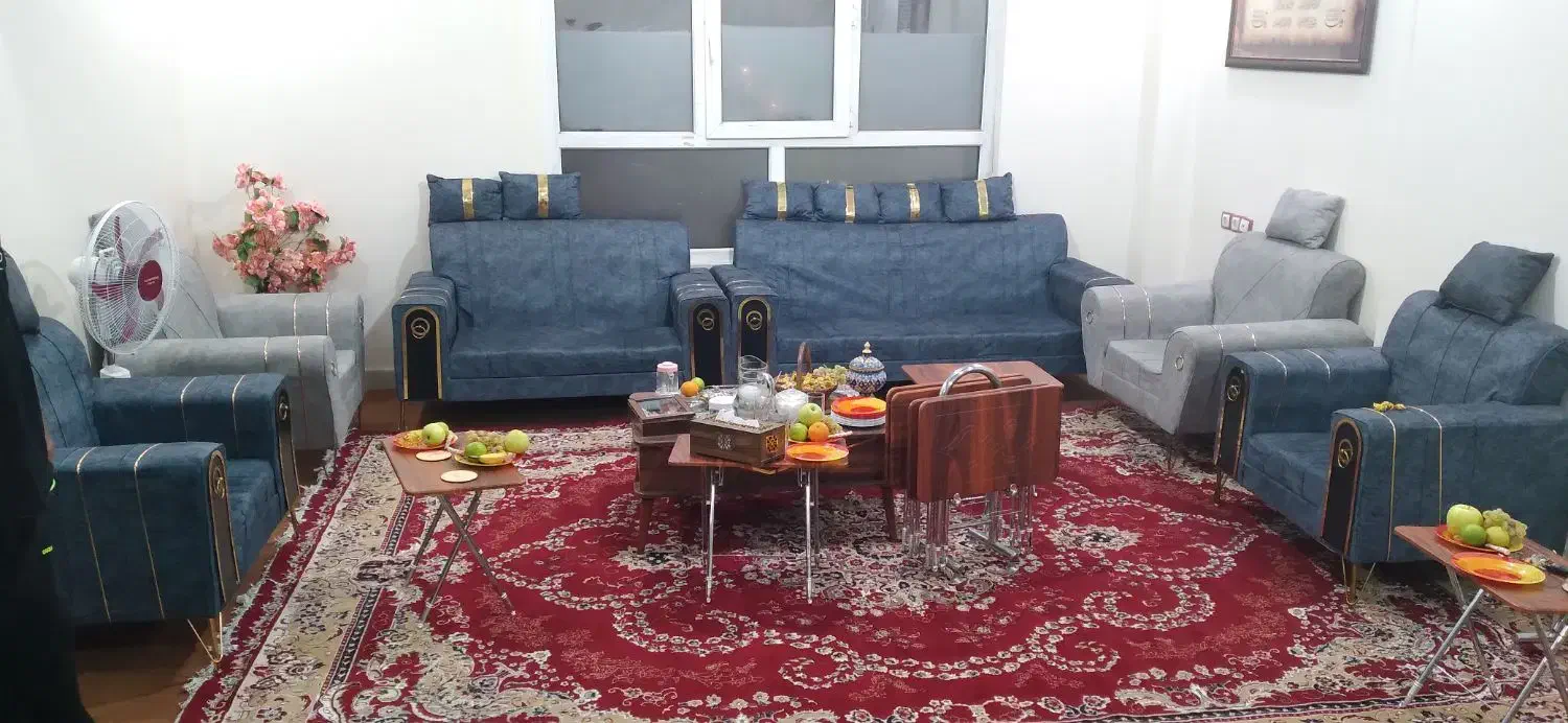 مبل ۹ نفره|مبلمان خانگی و میز عسلی|اهواز, زندوکیلی|دیوار