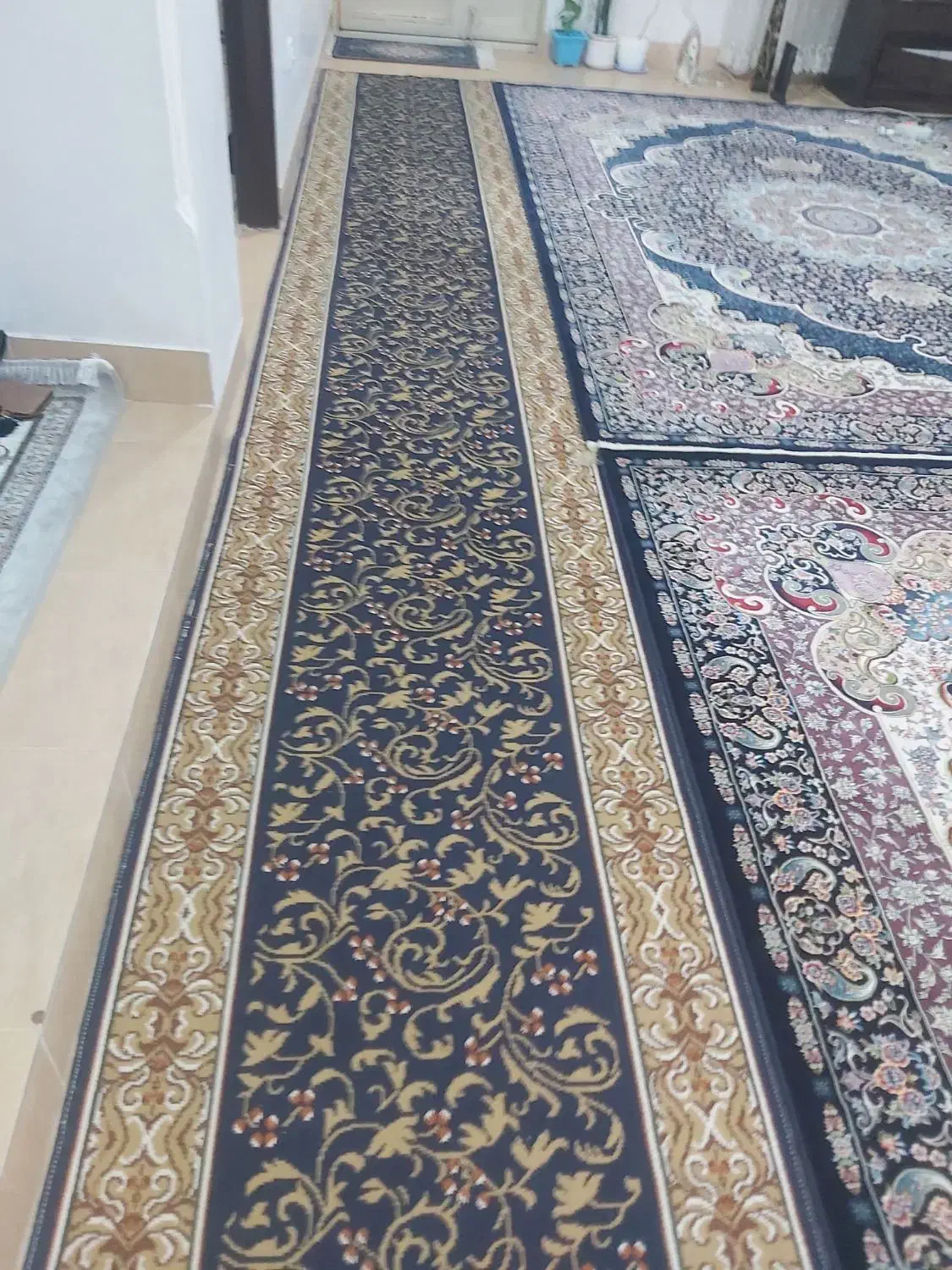 یک قطعه گلیم طر ح فرش|فرش|ایلام, |دیوار