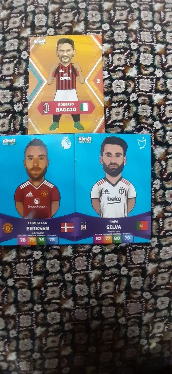 کارت کیمدی رافا سلاوی روبرتیو باجو و بازیکن منچستر|اسباب‌‌بازی|خمینی‌شهر, |دیوار